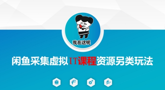 闲鱼采集虚拟IT课程资源另类玩法，干货满满-墨月宝藏铺