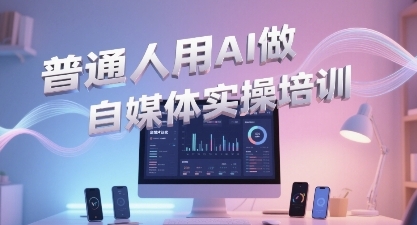 普通一个人用AI做自媒体，助你轻松开启AI自媒体创作之路-墨月宝藏铺