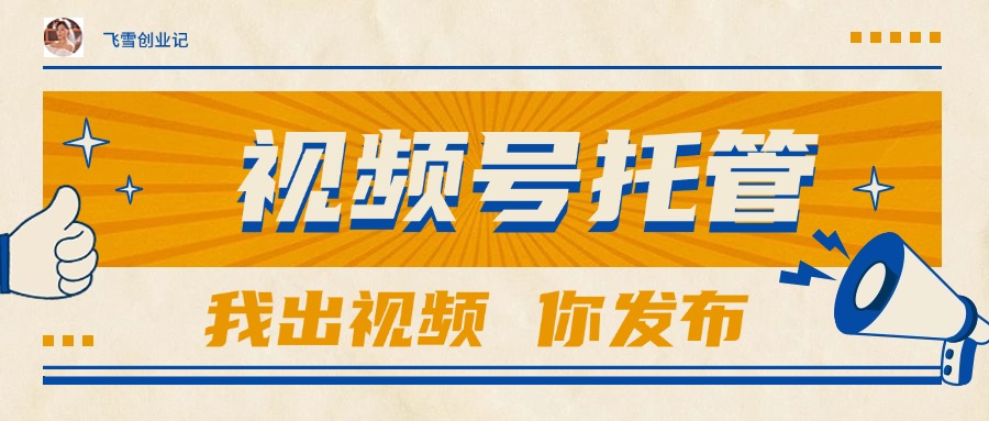 （15033期）【视频号托管 】团队提供视频，你出账号，最高躺赚1W+-墨月宝藏铺