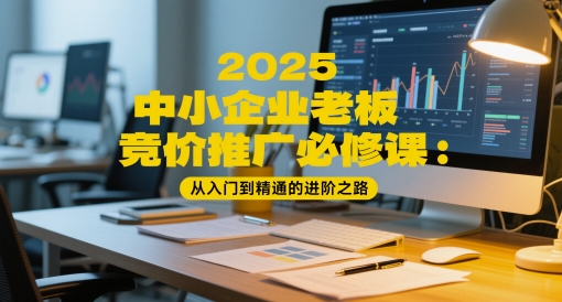 2025中小企业老板竞价推广必修课：从入门到精通的进阶之路-墨月宝藏铺