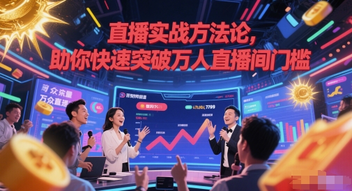 直播实战方法论，助你快速突破万人直播间门槛-墨月宝藏铺